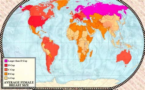 lady with the biggest boobs in the world|The countries with the largest breast sizes in the world revealed .